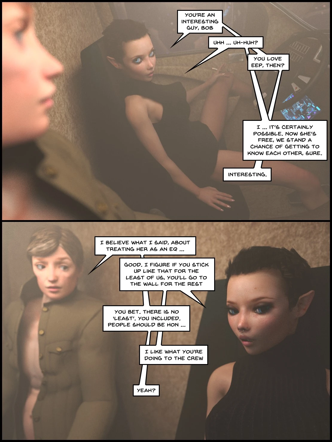 One Human, Being. 05: Tight Crew porn comic picture 30