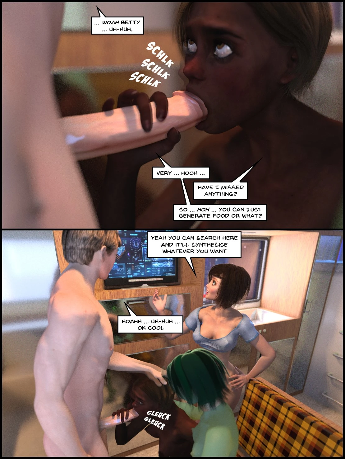 One Human, Being. 05: Tight Crew porn comic picture 6