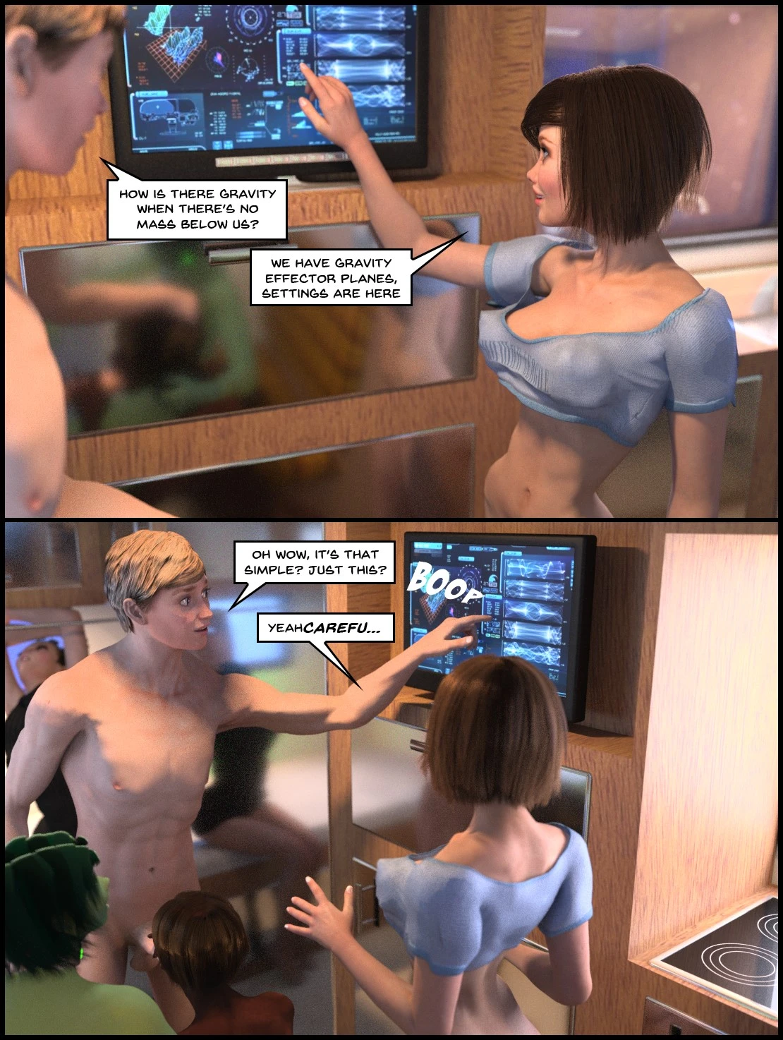 One Human, Being. 05: Tight Crew porn comic picture 8