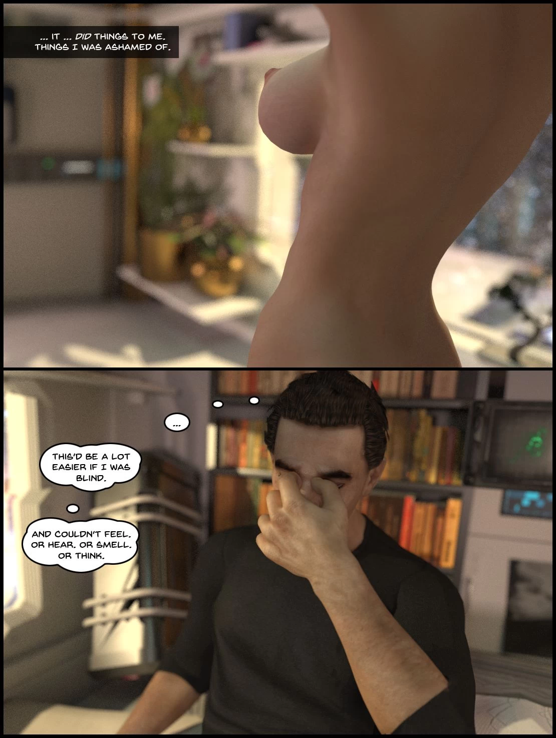 One Human, Being. 07.1: At The Edge. Part Two porn comic picture 48