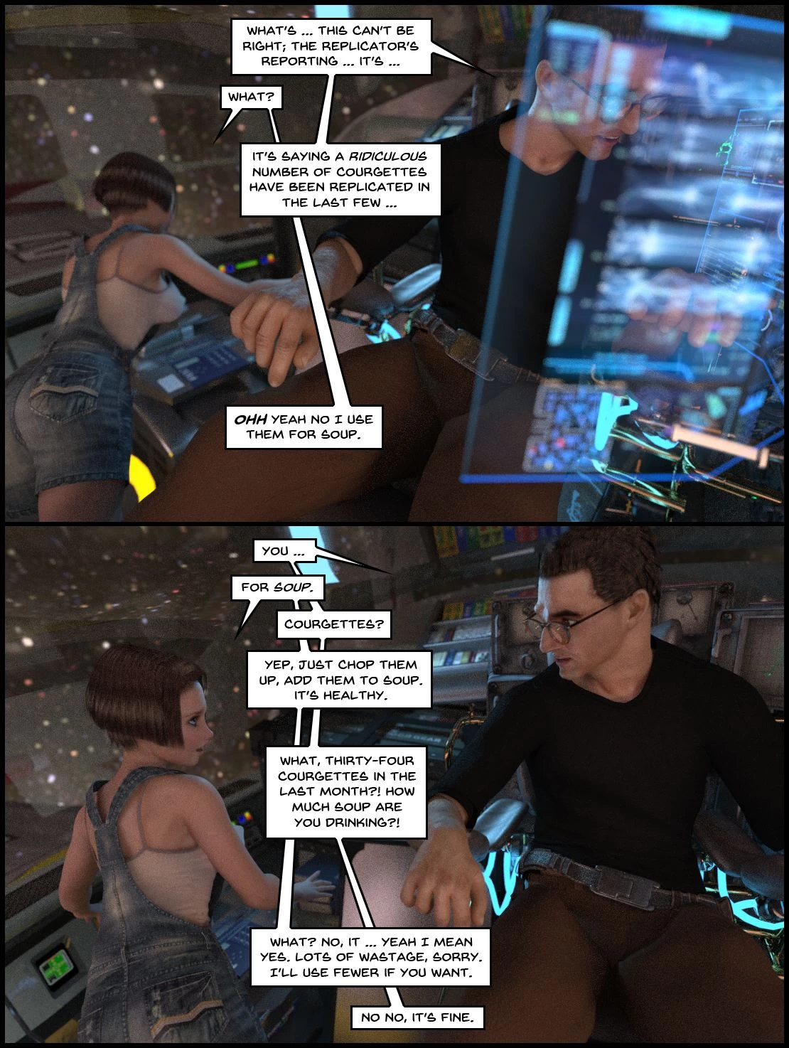 One Human, Being. 07.1: At The Edge. Part Two porn comic picture 50