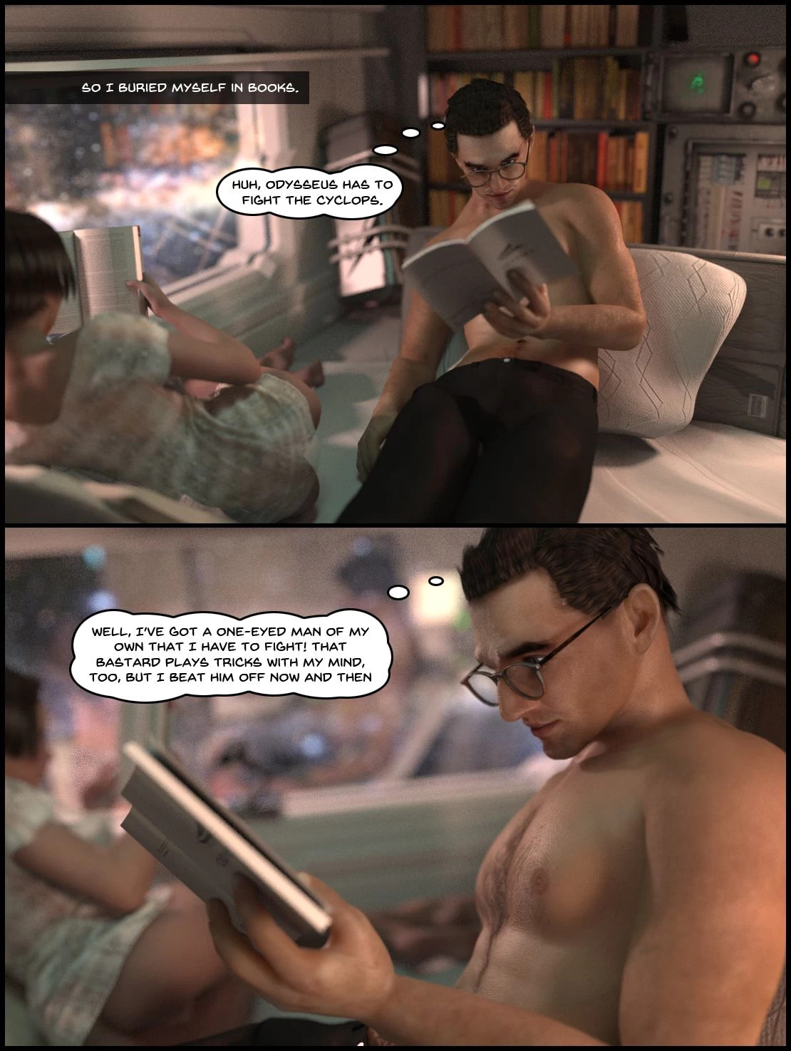 One Human, Being. 07.1: At The Edge. Part Two porn comic picture 60