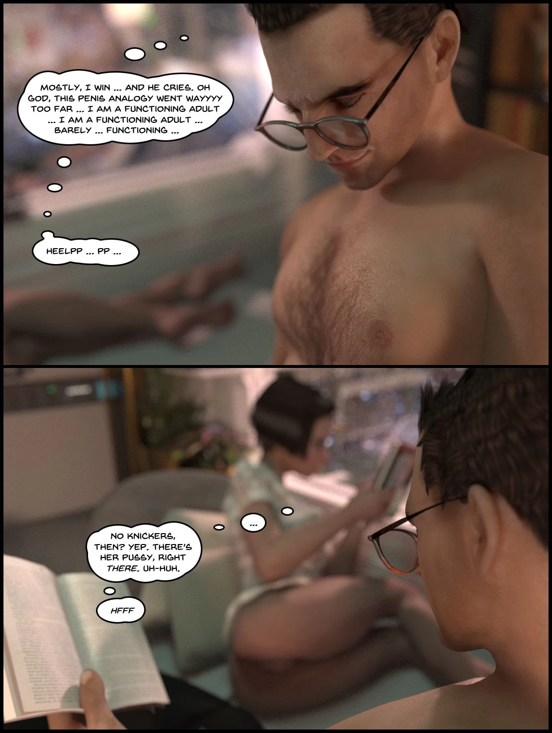 One Human, Being. 07.1: At The Edge. Part Two porn comic picture 61