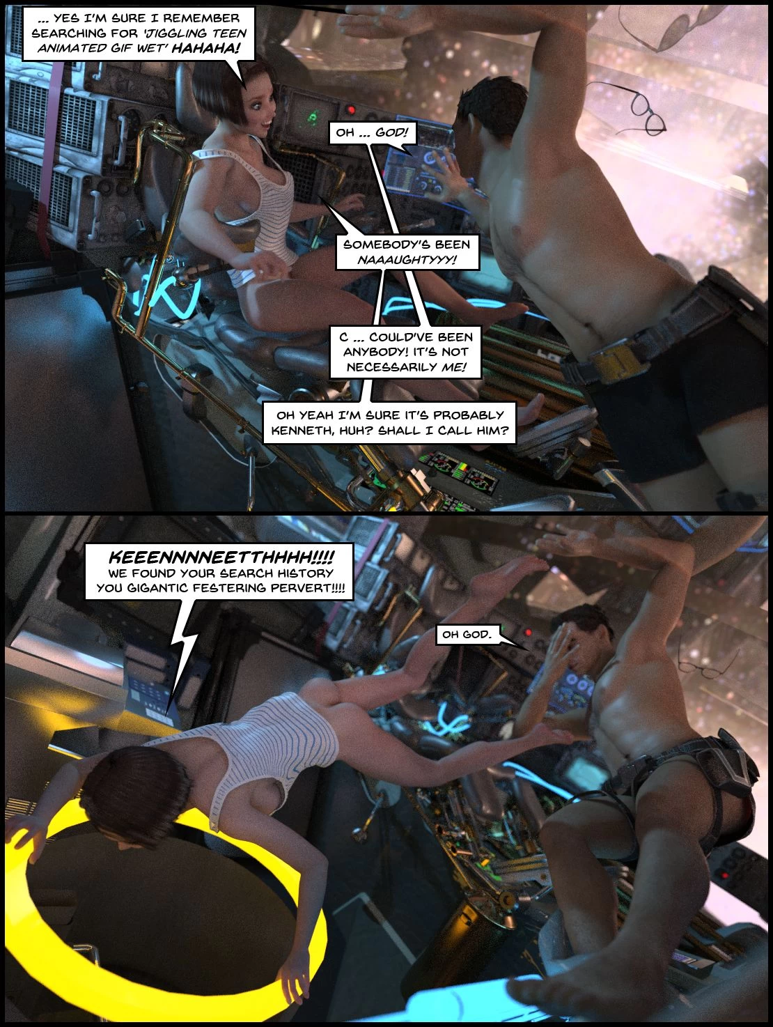 One Human, Being. 07.1: At The Edge. Part Two porn comic picture 75