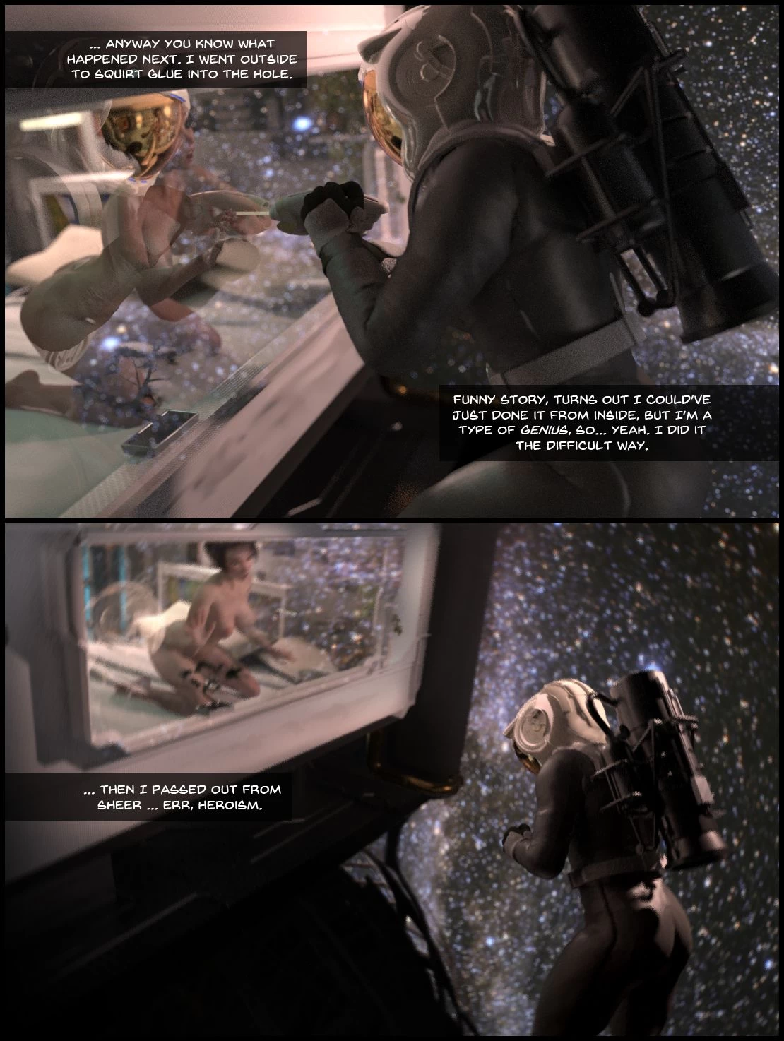 One Human, Being. 07.1: At The Edge. Part Two porn comic picture 85