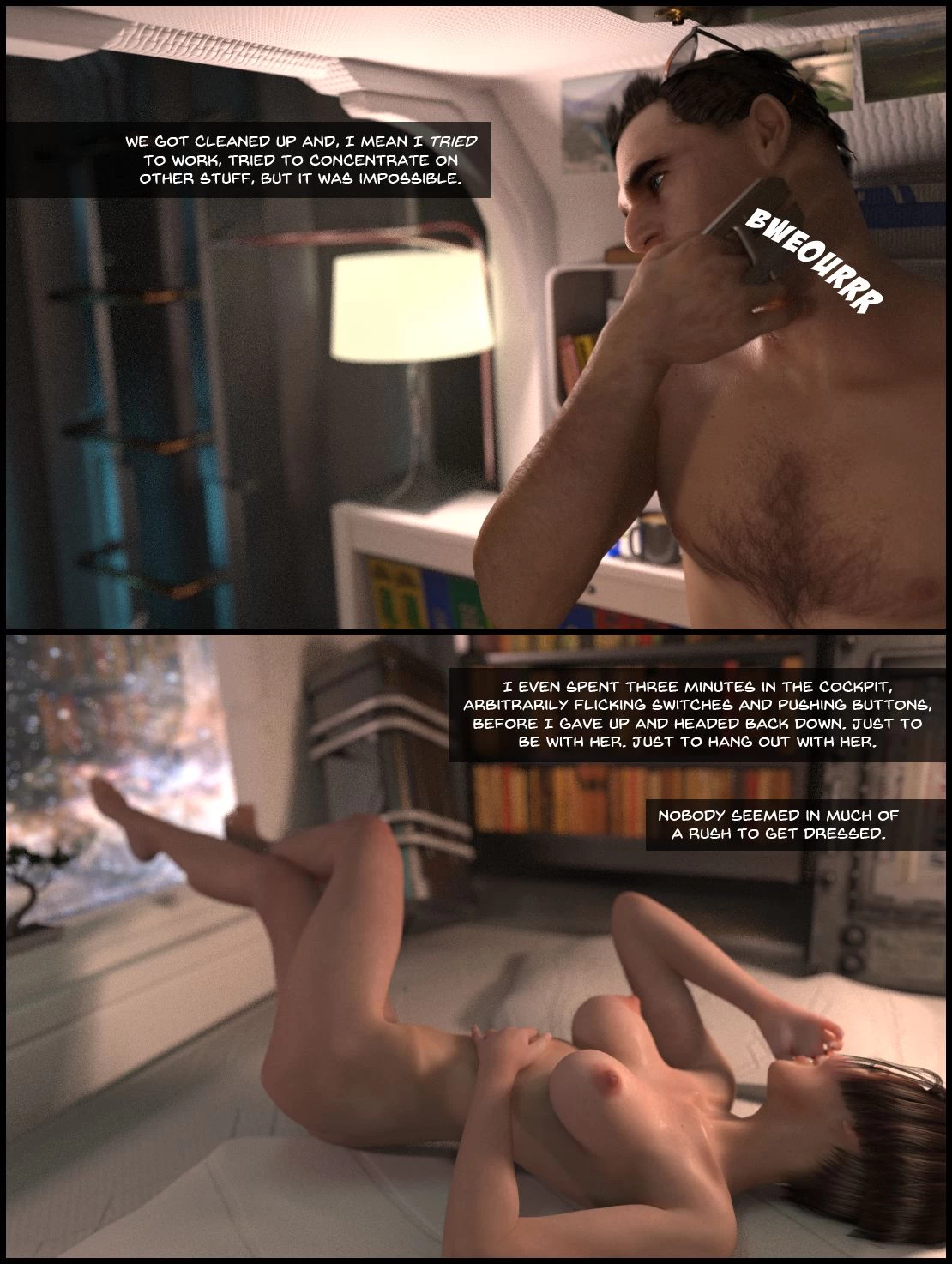 One Human, Being. 07.1: At The Edge. Part Two porn comic picture 89