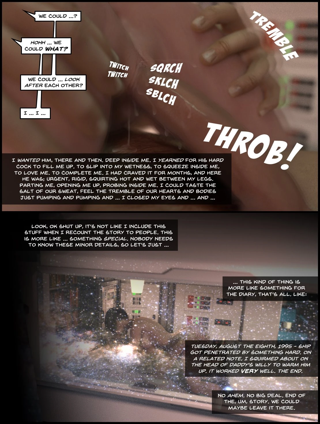 One Human, Being. 6.1: At The Edge. porn comic picture 82