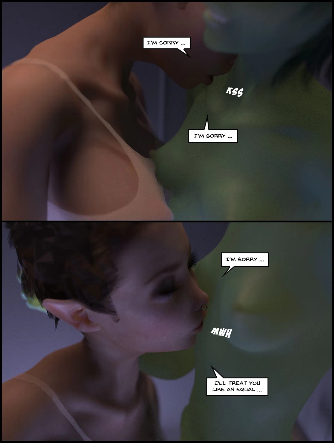 One Human, Being. 6.2: At The Edge. porn comic picture 23