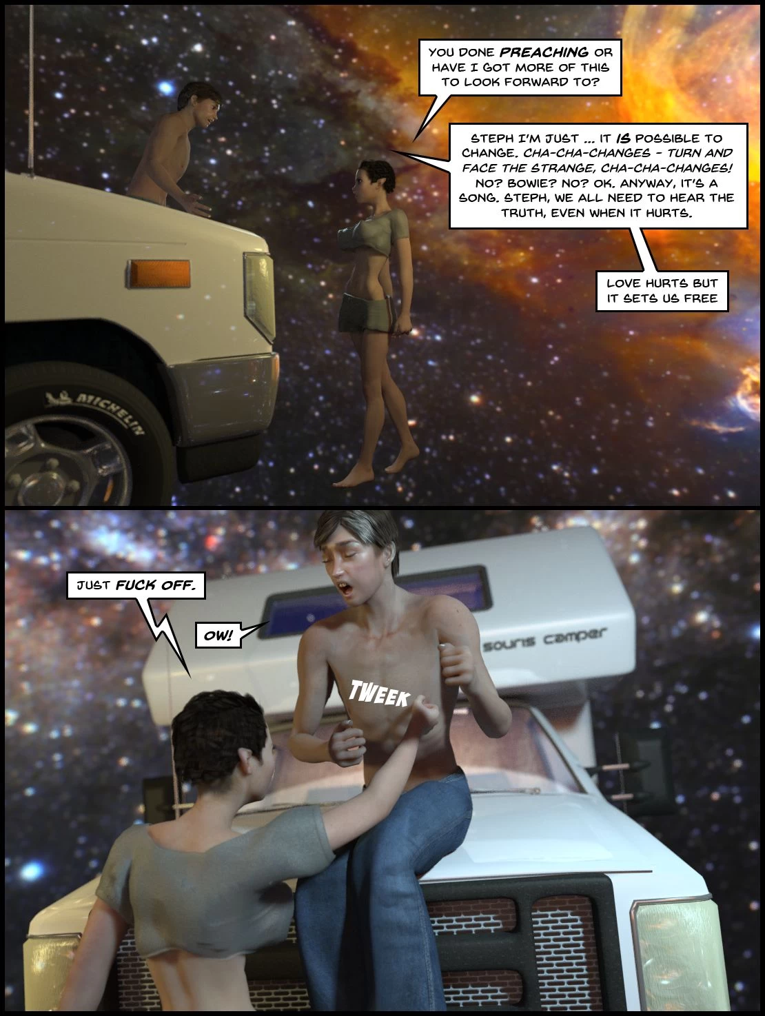 One Human, Being. 6.2: At The Edge. porn comic picture 35