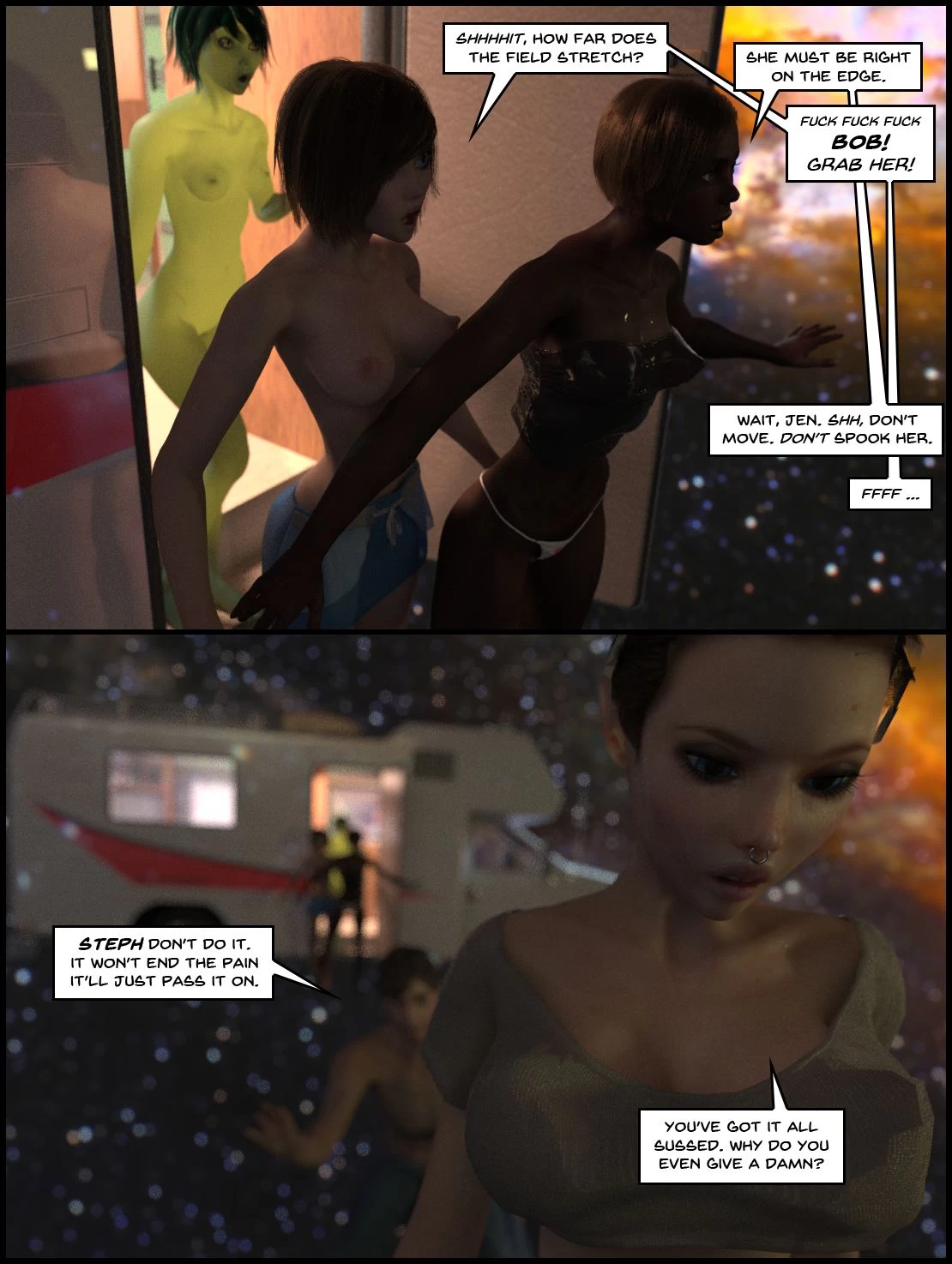 One Human, Being. 6.2: At The Edge. porn comic picture 38