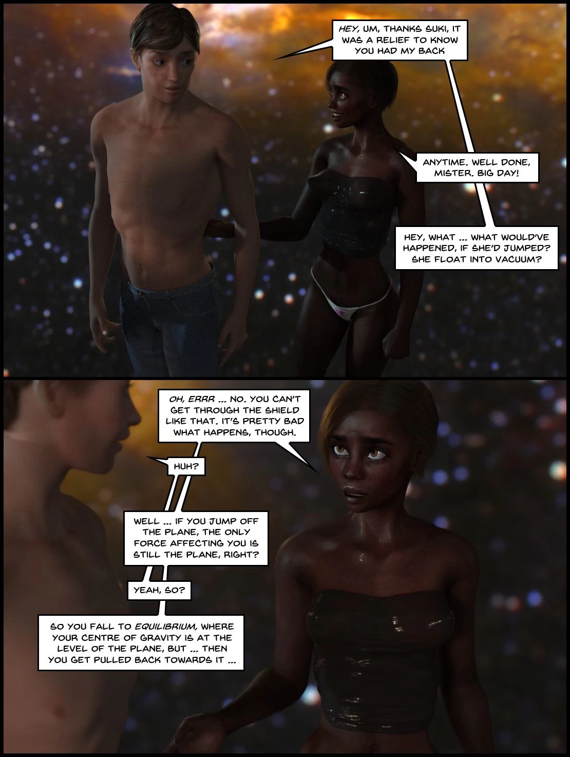 One Human, Being. 6.2: At The Edge. porn comic picture 47