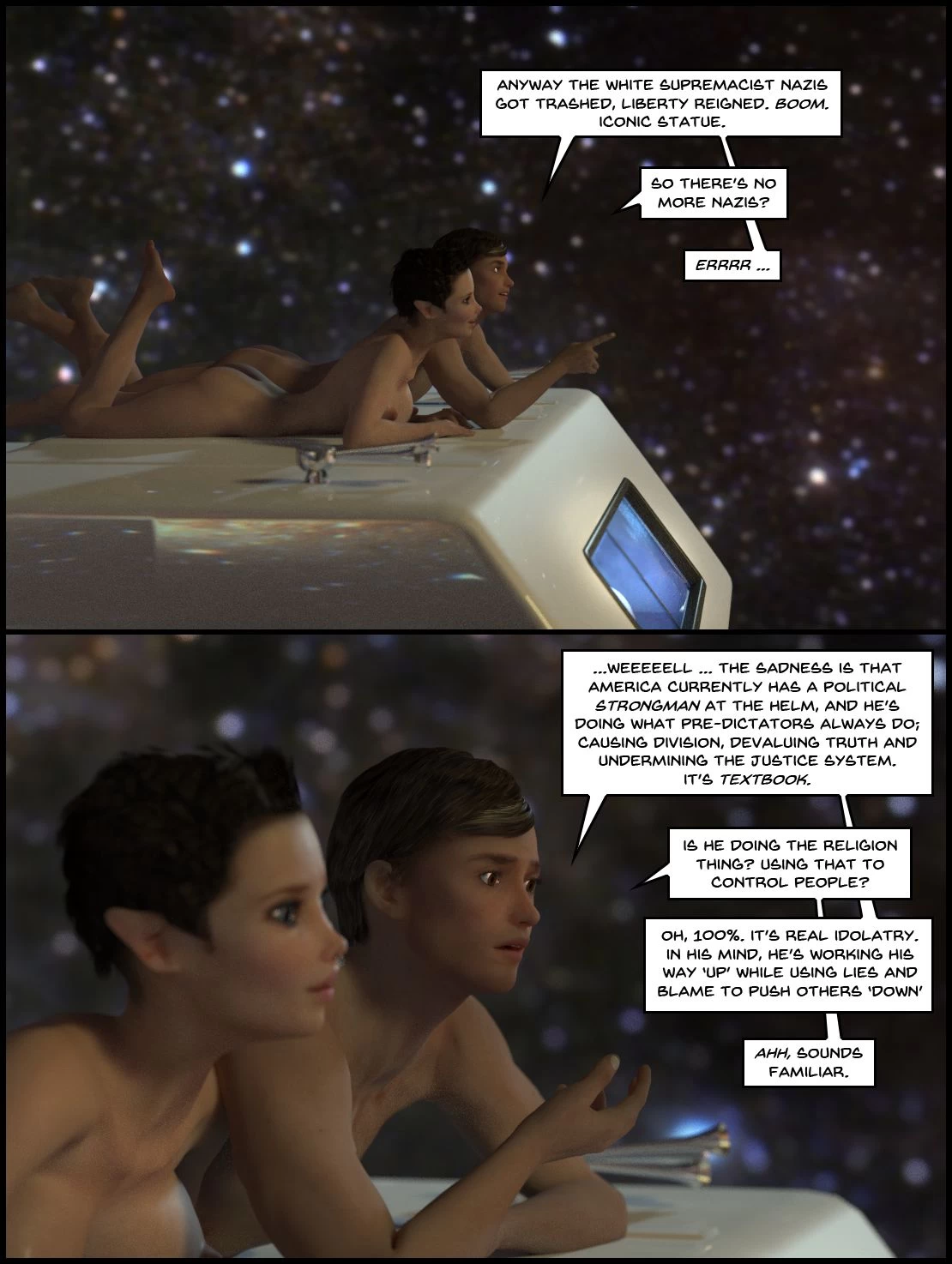 One Human, Being. 6.2: At The Edge. porn comic picture 80