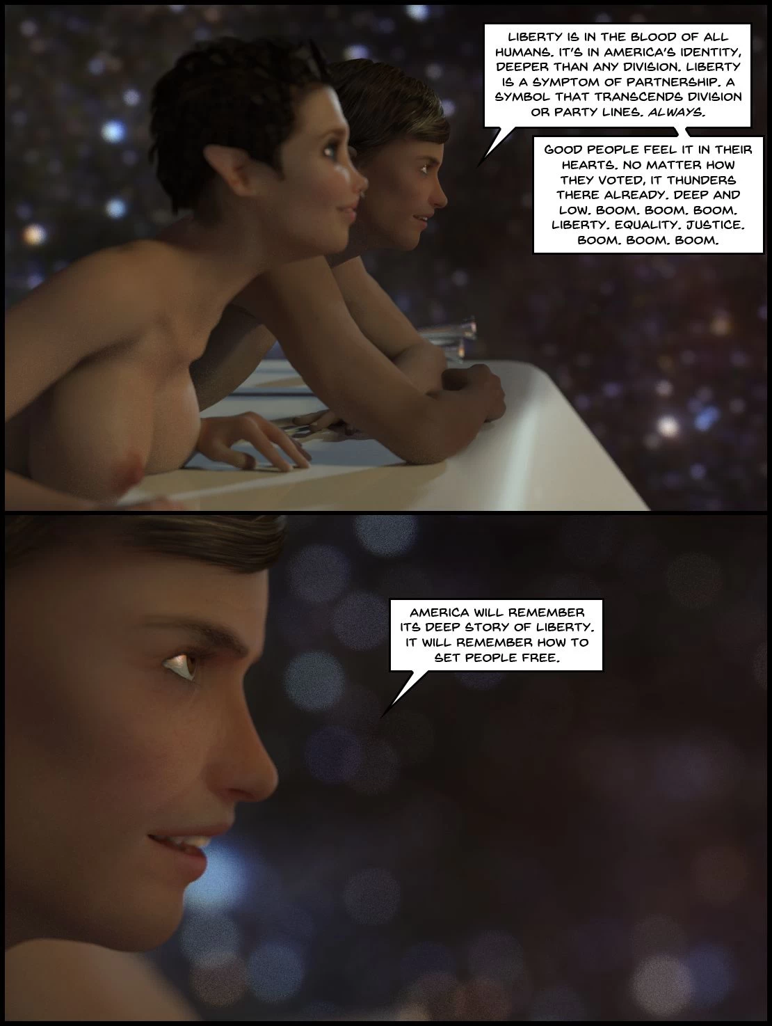 One Human, Being. 6.2: At The Edge. porn comic picture 83
