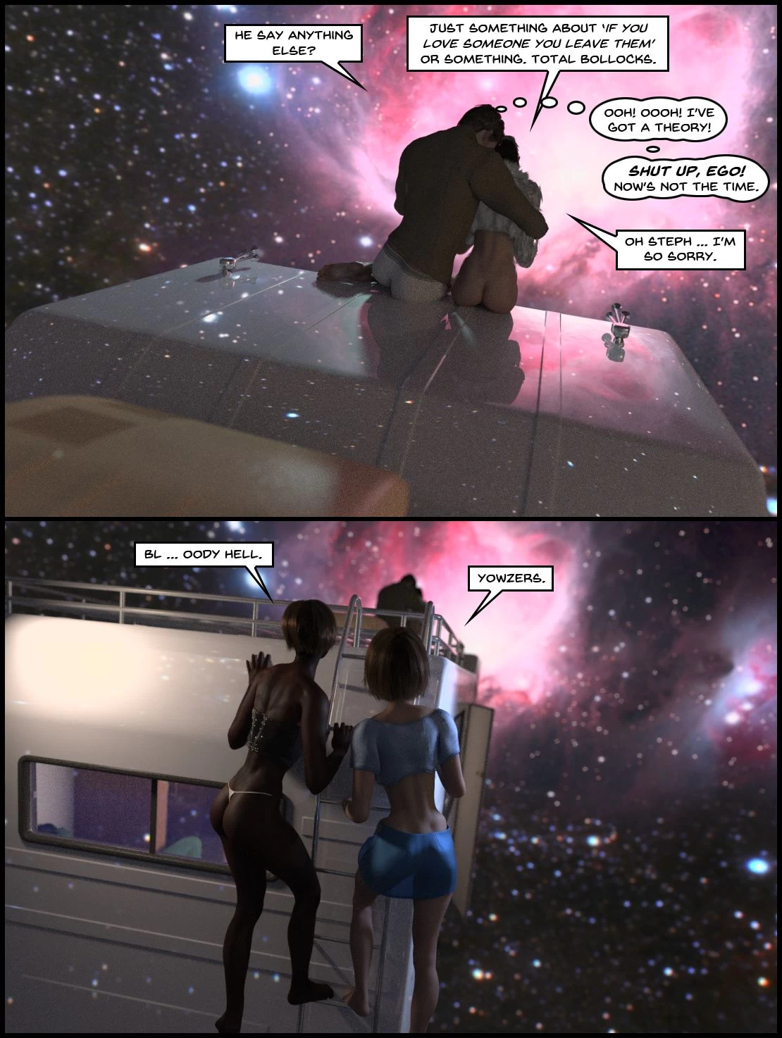 One Human, Being. 6.2: At The Edge. porn comic picture 9