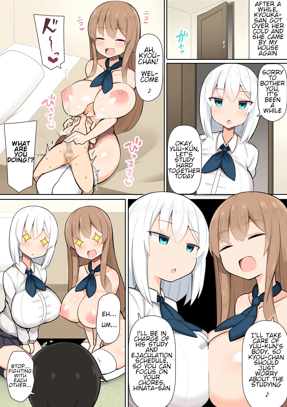 Onee-chan-tachi to Amaama Jukenbenkyou porn comic picture 20