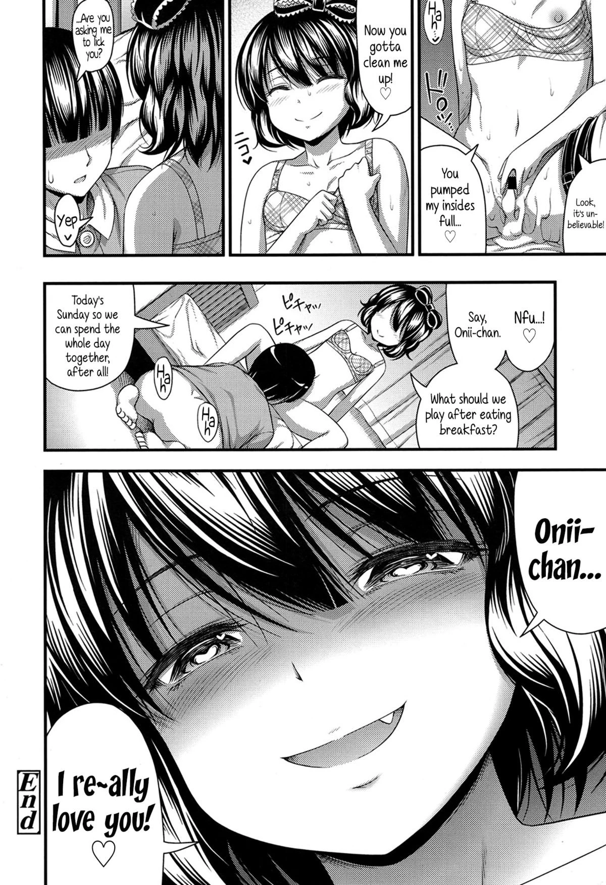 Onii-chan, I really, really, re~ally love you porn comic picture 16