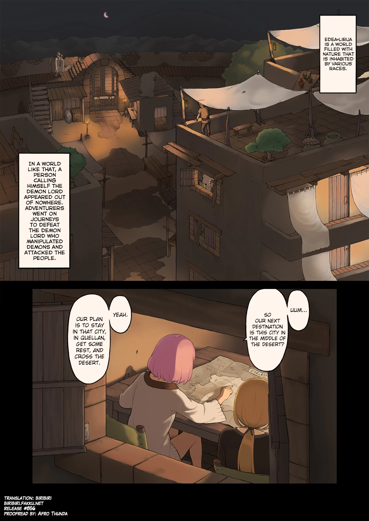 Onna Boukensha-tachi ga Sabaku no Oasis ni Tachiyoru to... porn comic picture 2