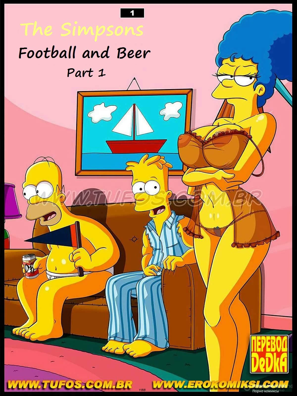 Os Simptoons - Football and Beer porn comic picture 1