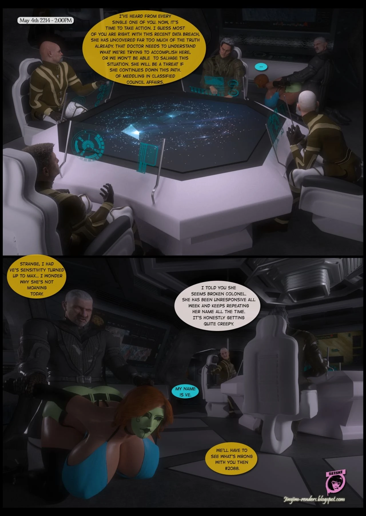 Our Intergalactic Lovers Ch. 1 porn comic picture 17