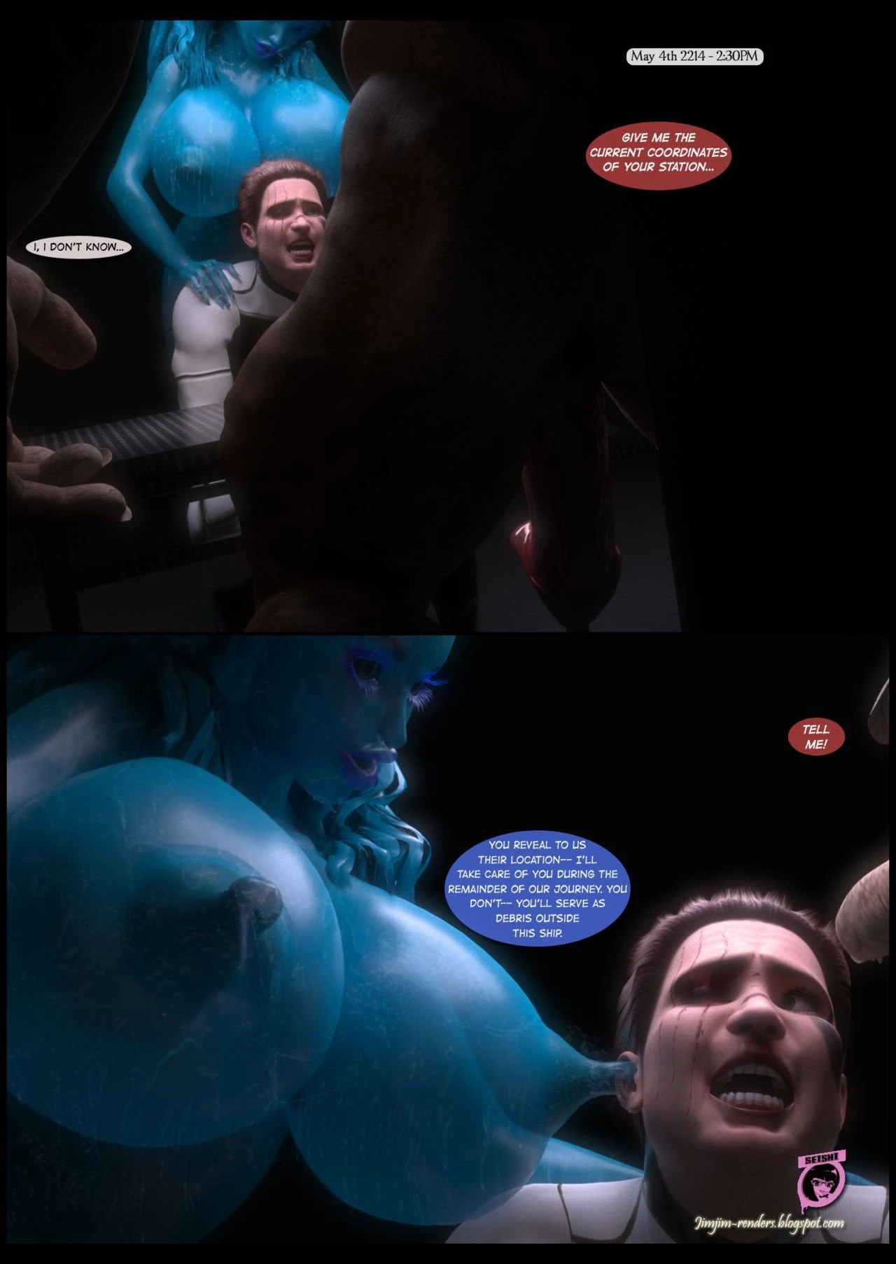 Our Intergalactic Lovers Ch. 1 porn comic picture 18