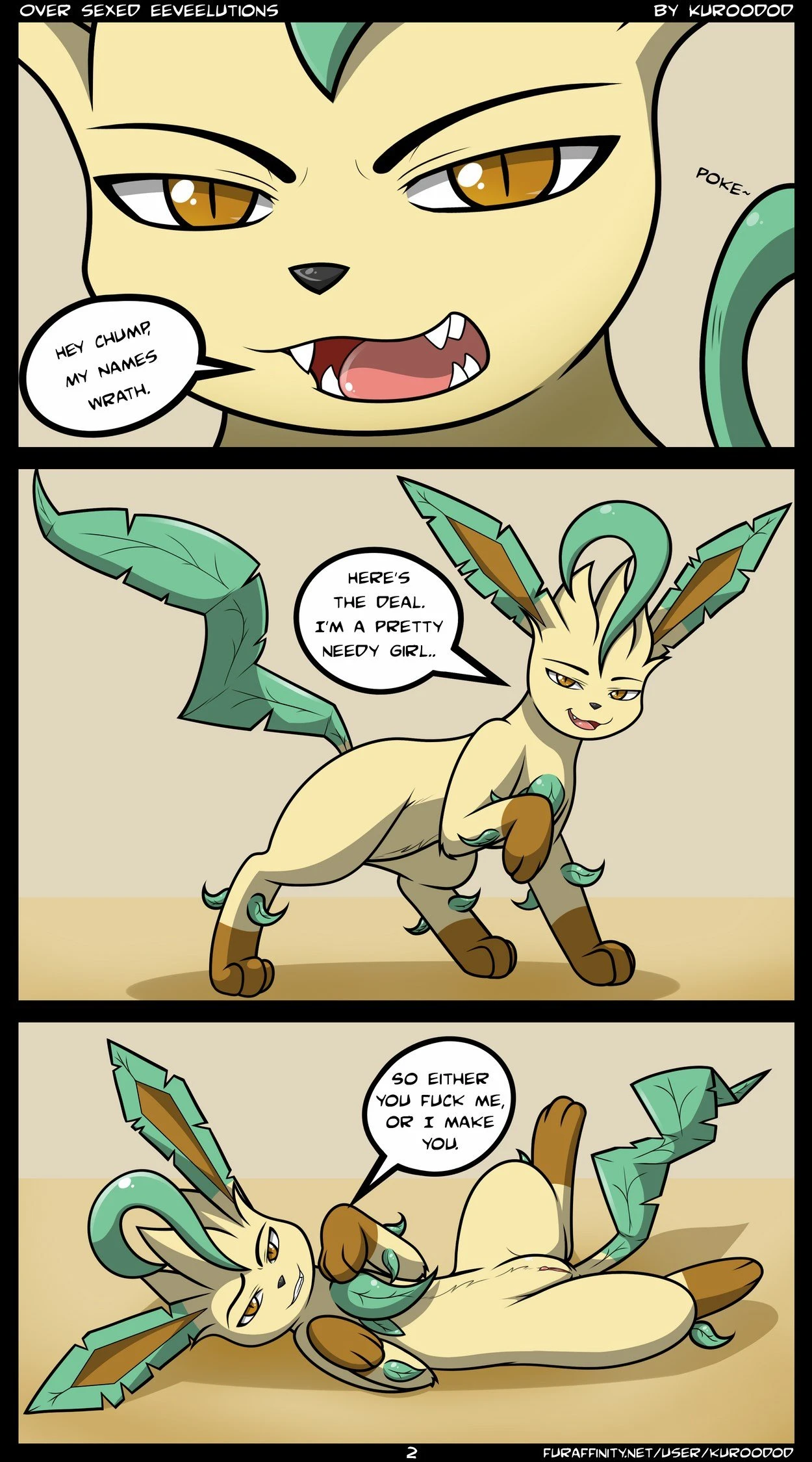 Oversexed Eeveelutions porn comic picture 54