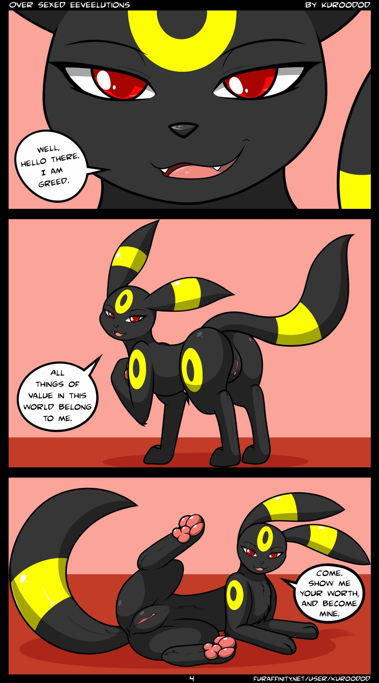 Oversexed Eeveelutions porn comic picture 56