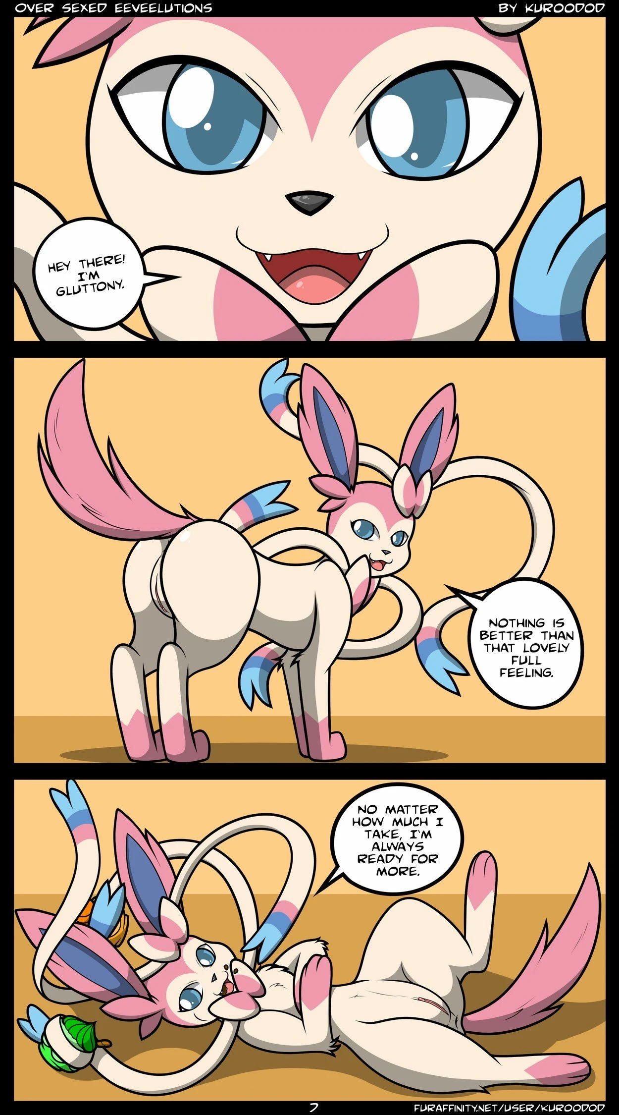 Oversexed Eeveelutions porn comic picture 59