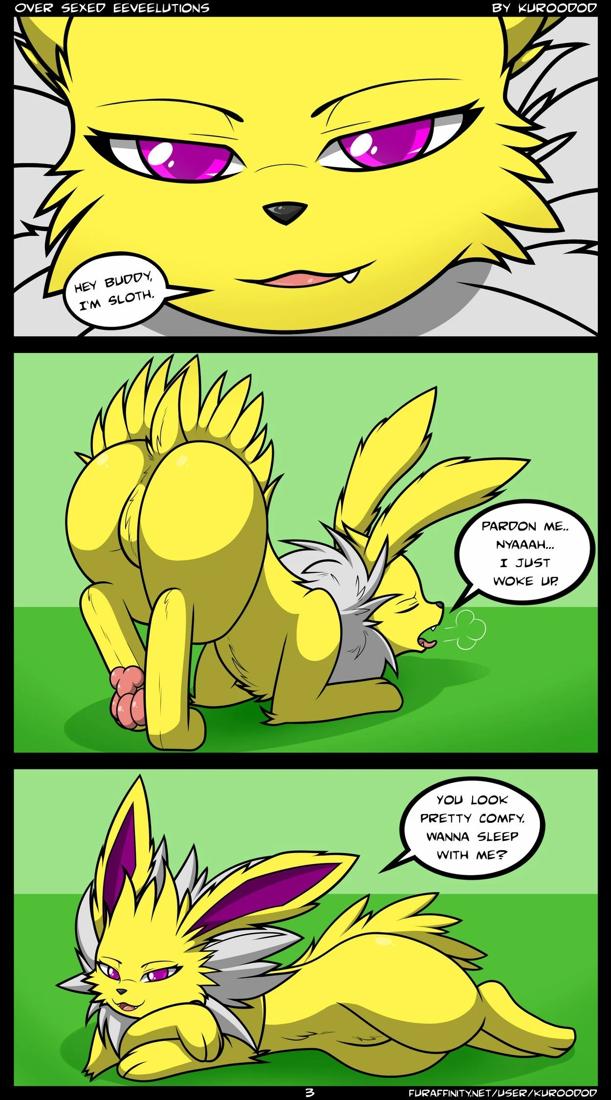 Oversexed Eeveelutions porn comic picture 64