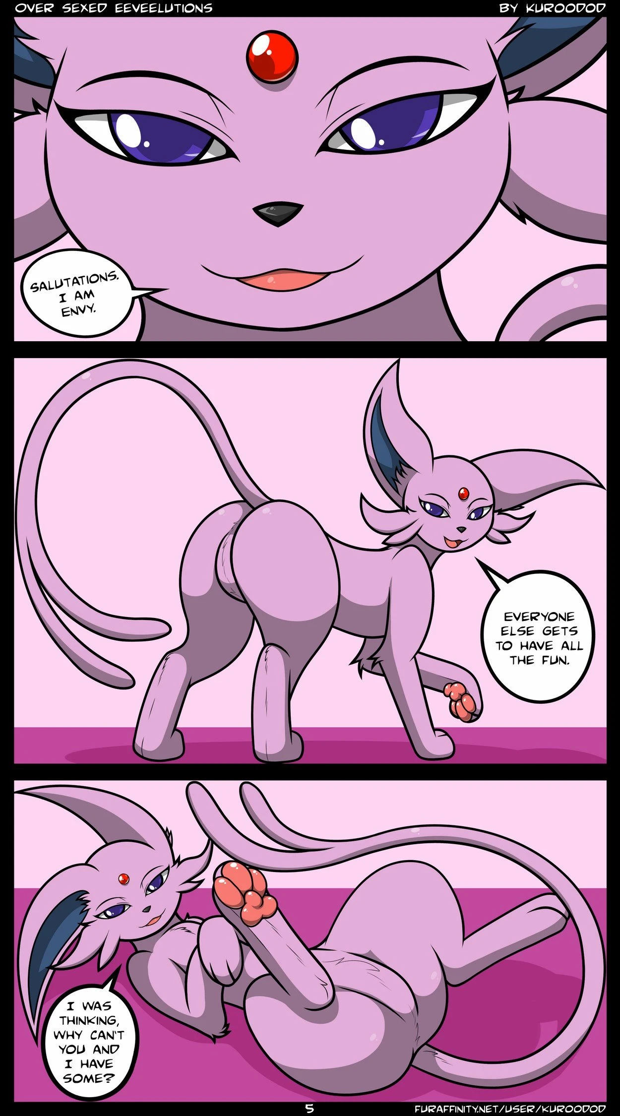 Oversexed Eeveelutions porn comic picture 66