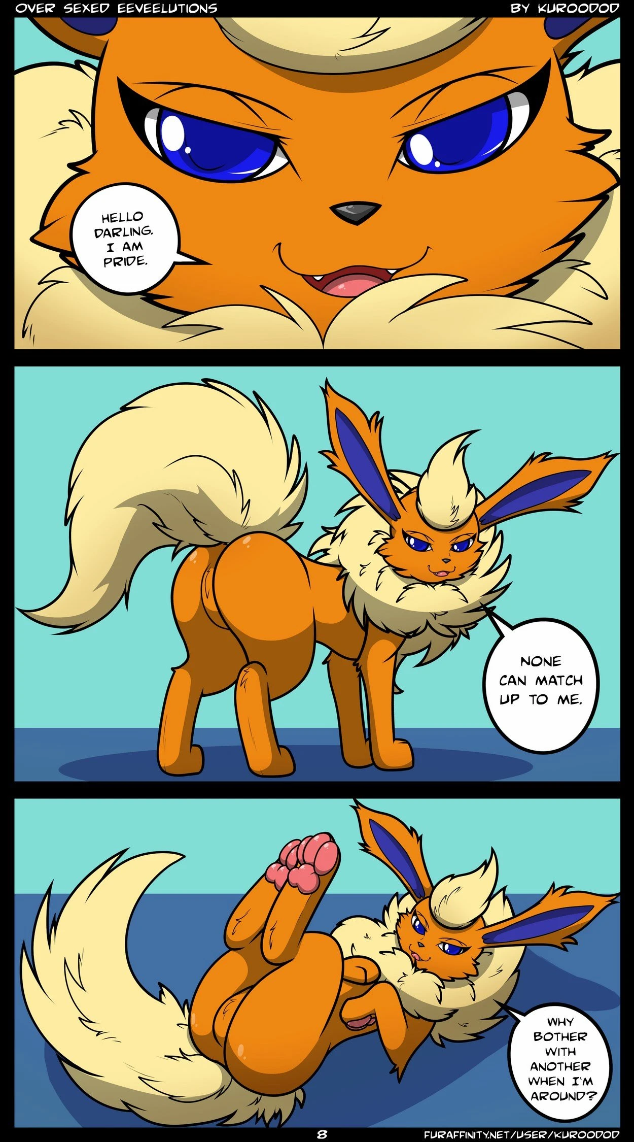 Oversexed Eeveelutions porn comic picture 69