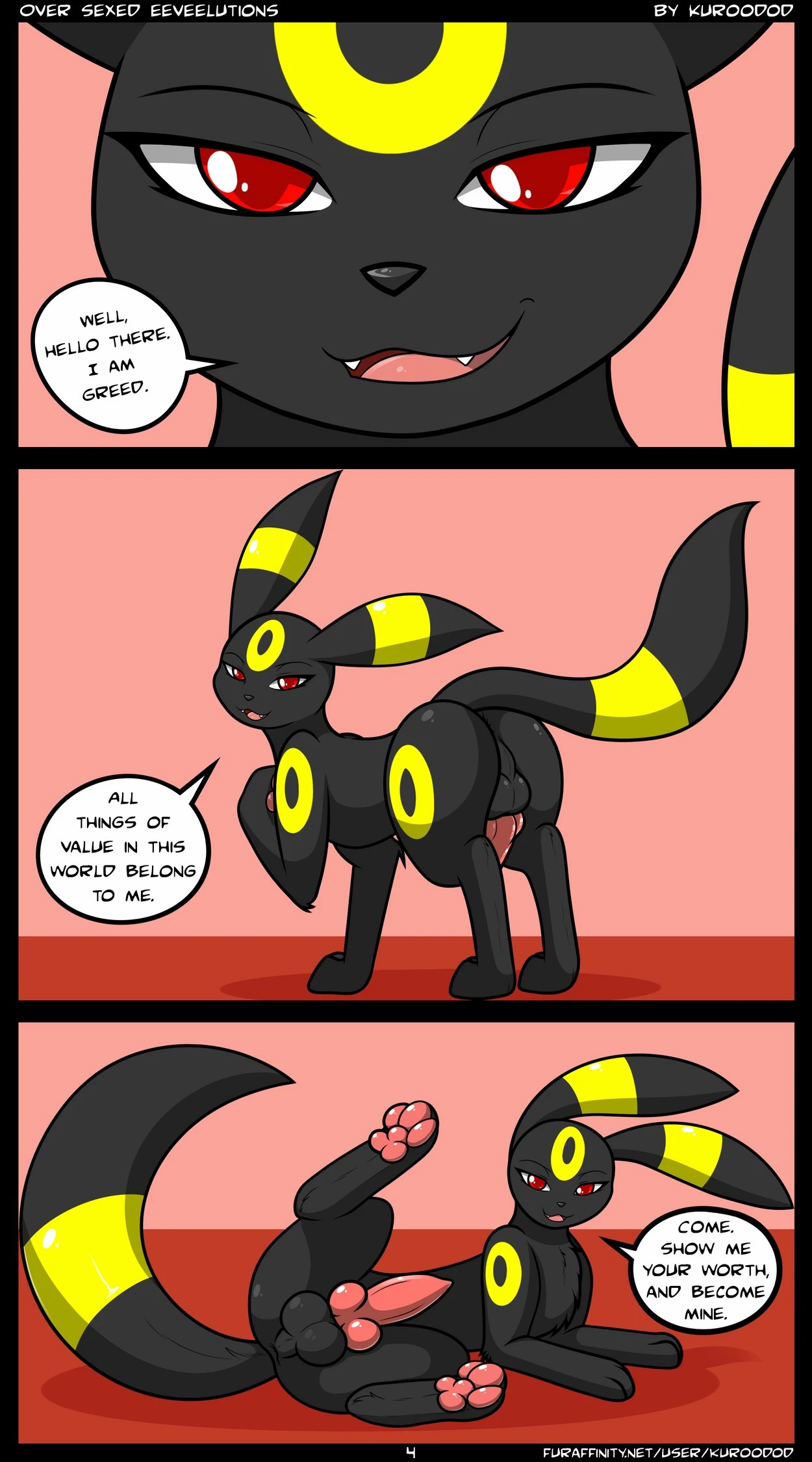 Oversexed Eeveelutions porn comic picture 74