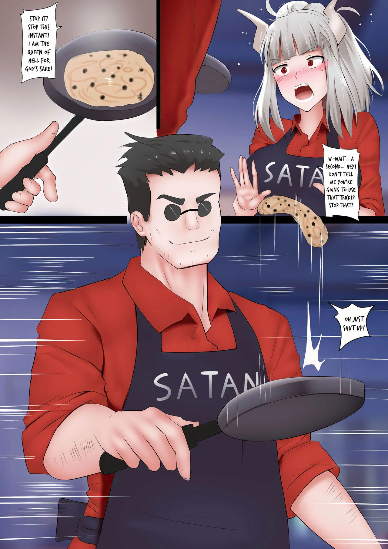 Pancakes Challenge porn comic picture 3