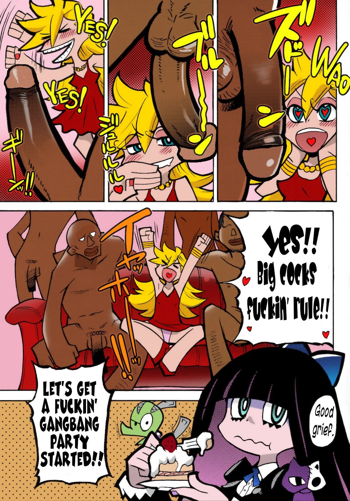 Panty & Stocking with Garterbelt porn comic picture 4