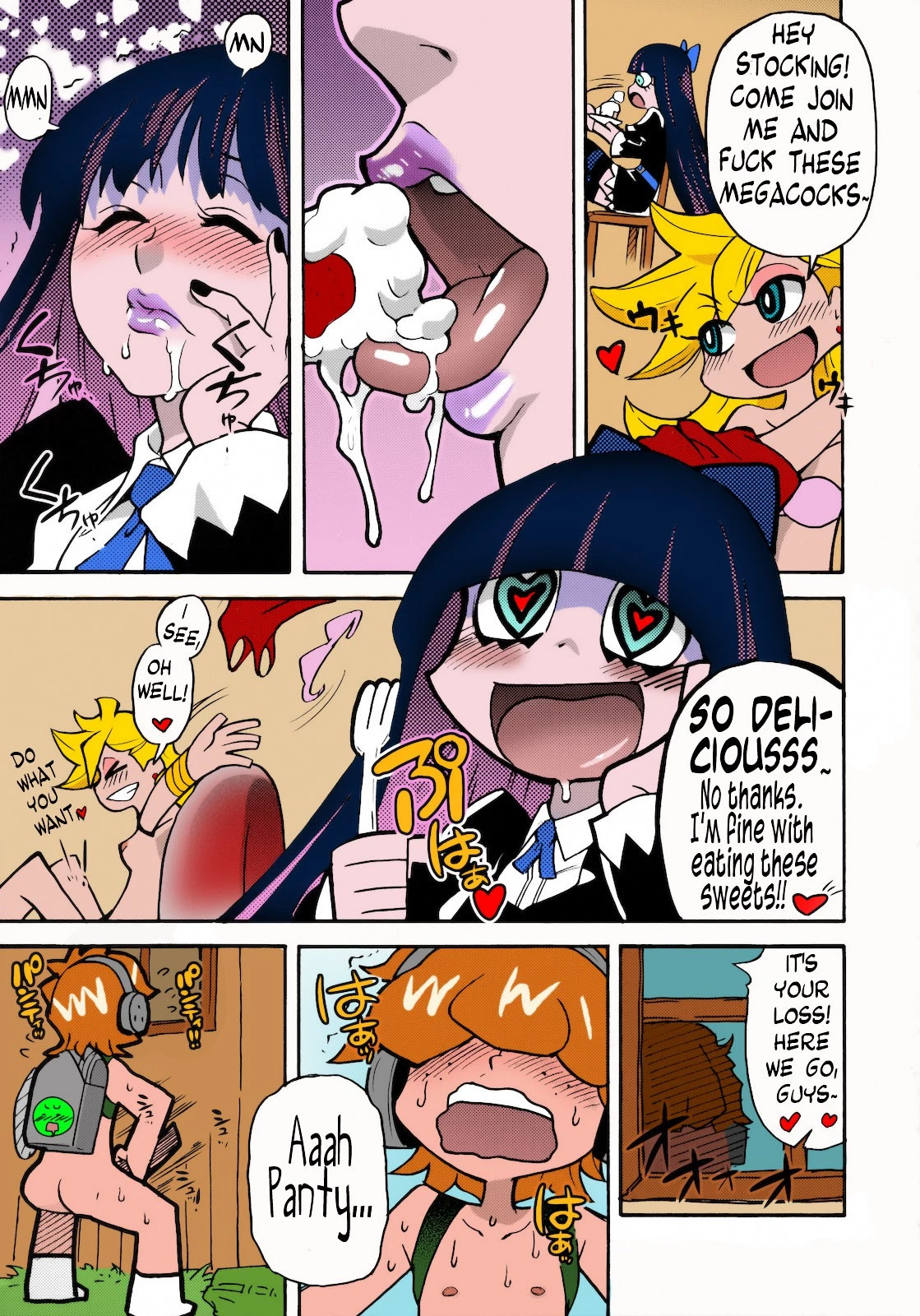 Panty & Stocking with Garterbelt porn comic picture 6