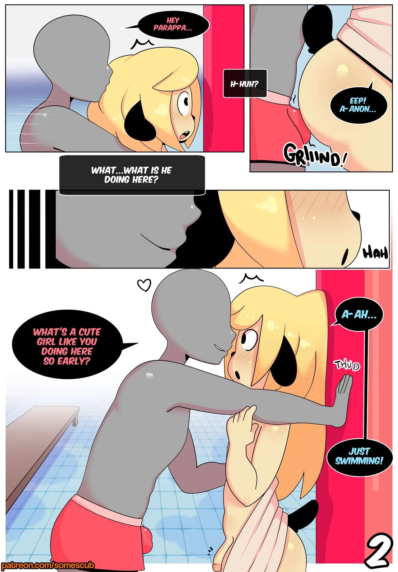 Parappa x Anon porn comic picture 2