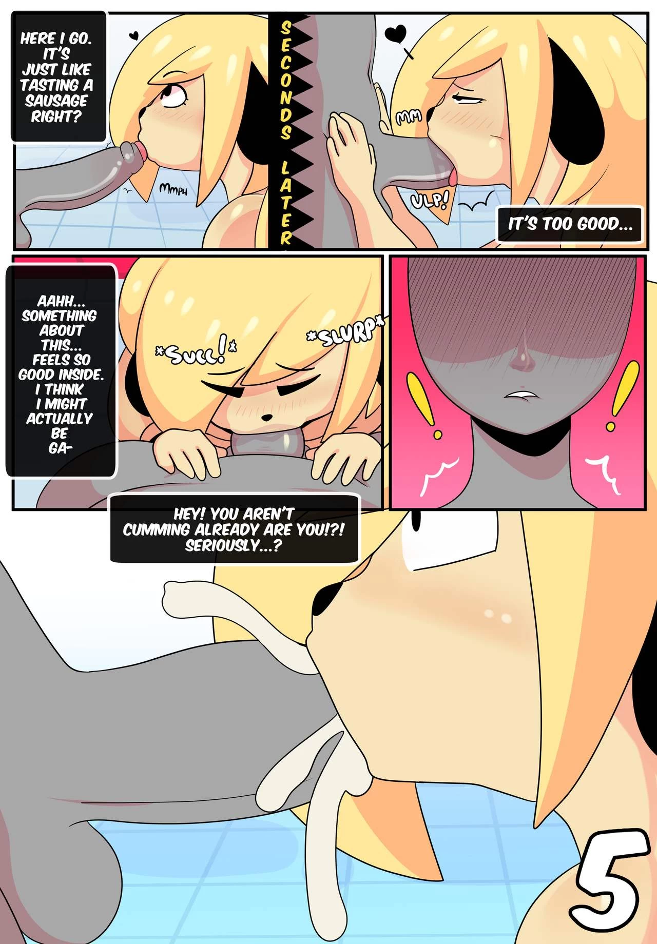 Parappa x Anon porn comic picture 5