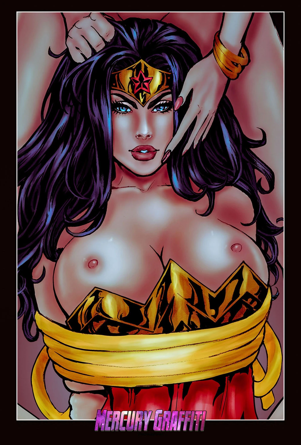 Penetrating Paradise - Wonder Woman Parody porn comic picture 16