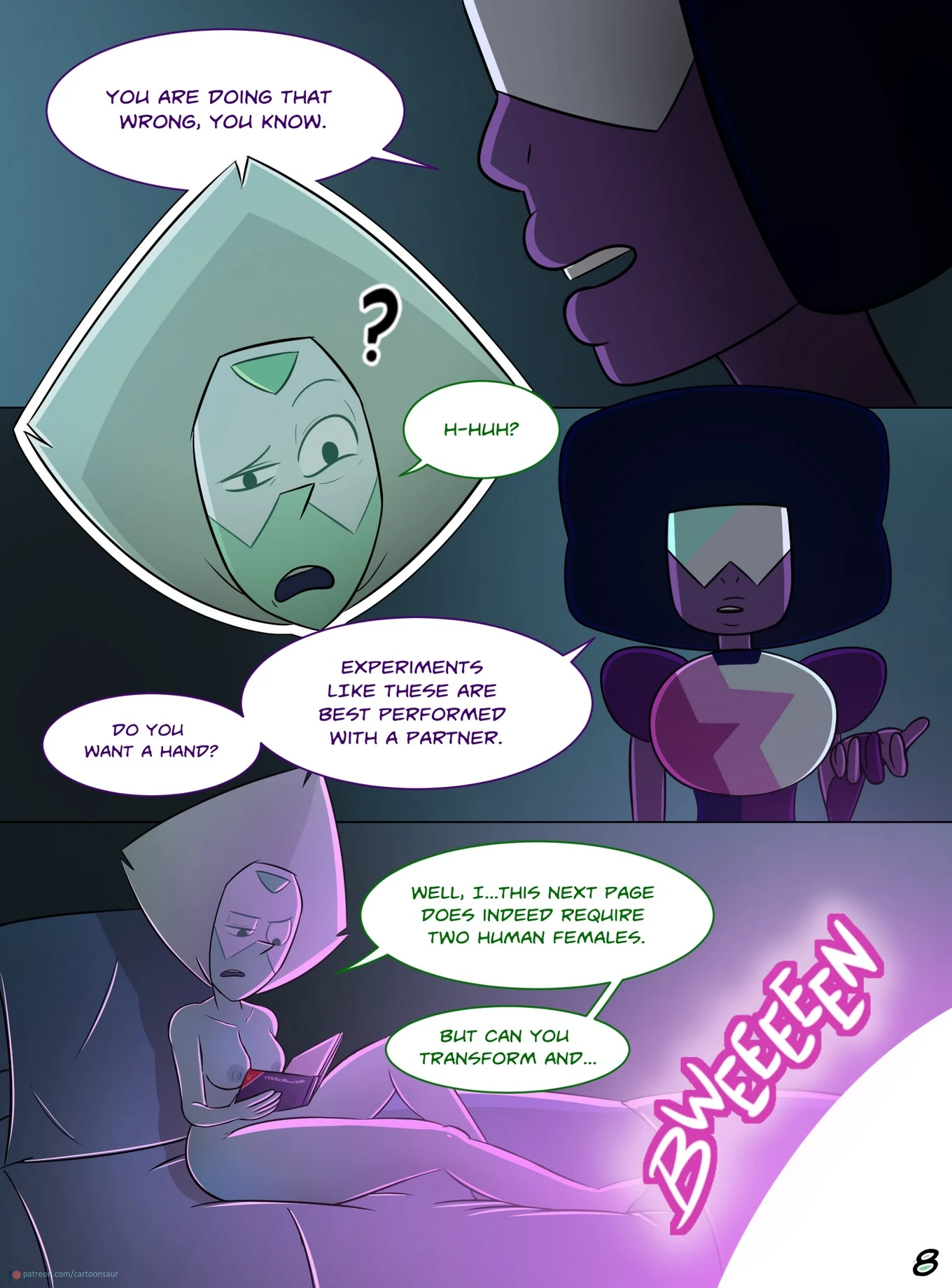 Peridot ‘Experiments (futanari) porn comic picture 9