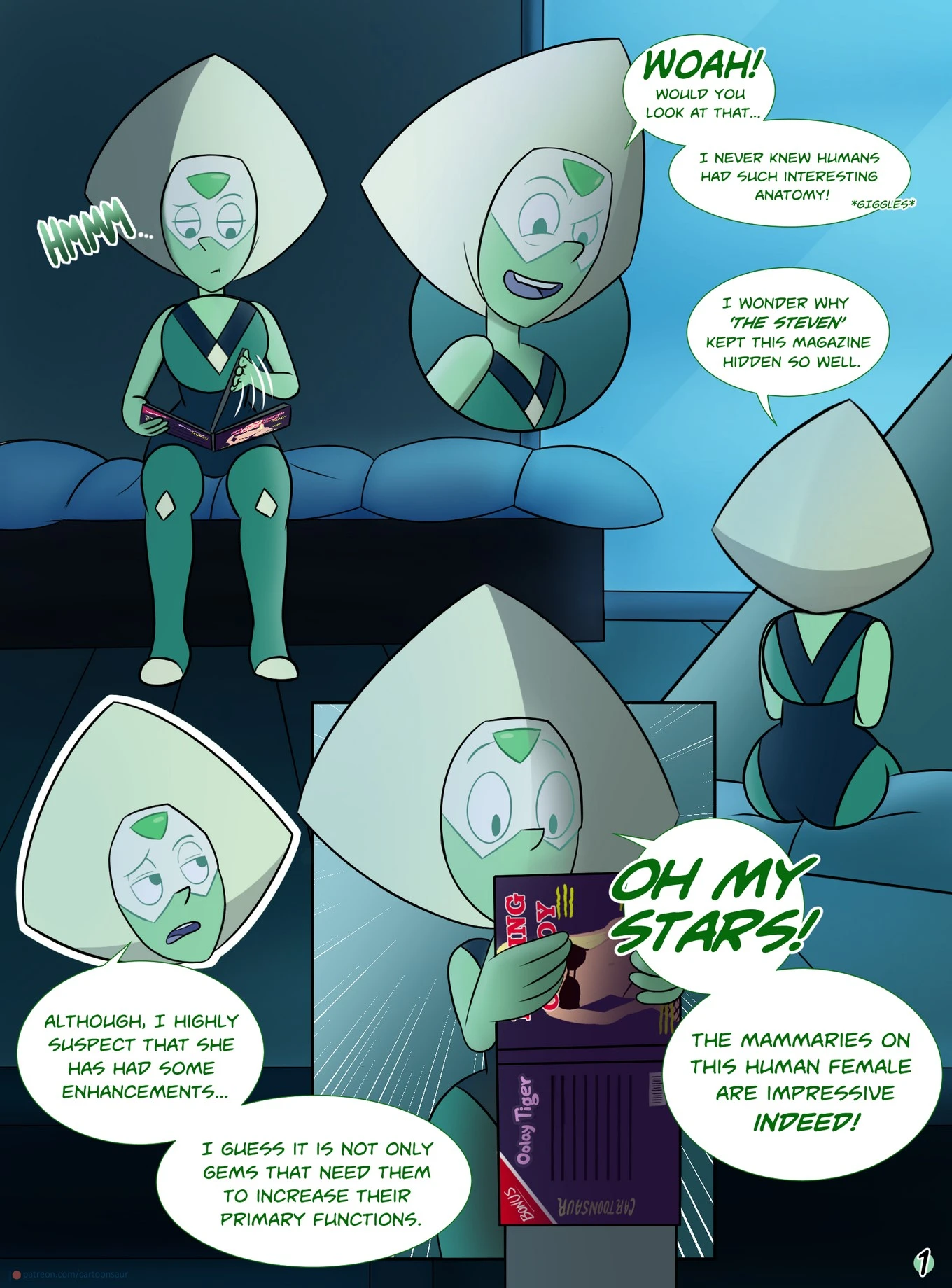Peridot ‘Experiments’ (strap-on) porn comic picture 2