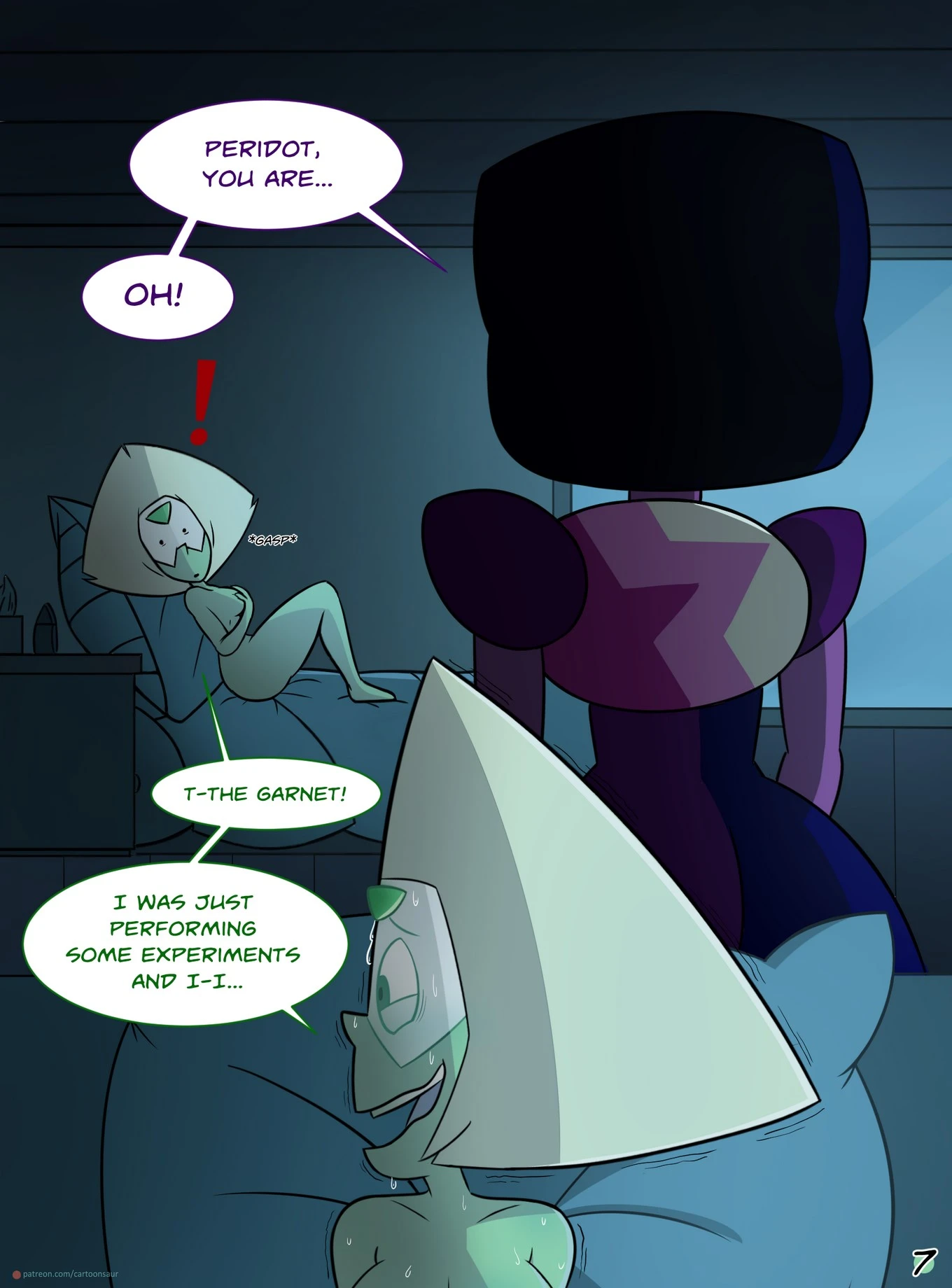 Peridot ‘Experiments’ (strap-on) porn comic picture 8