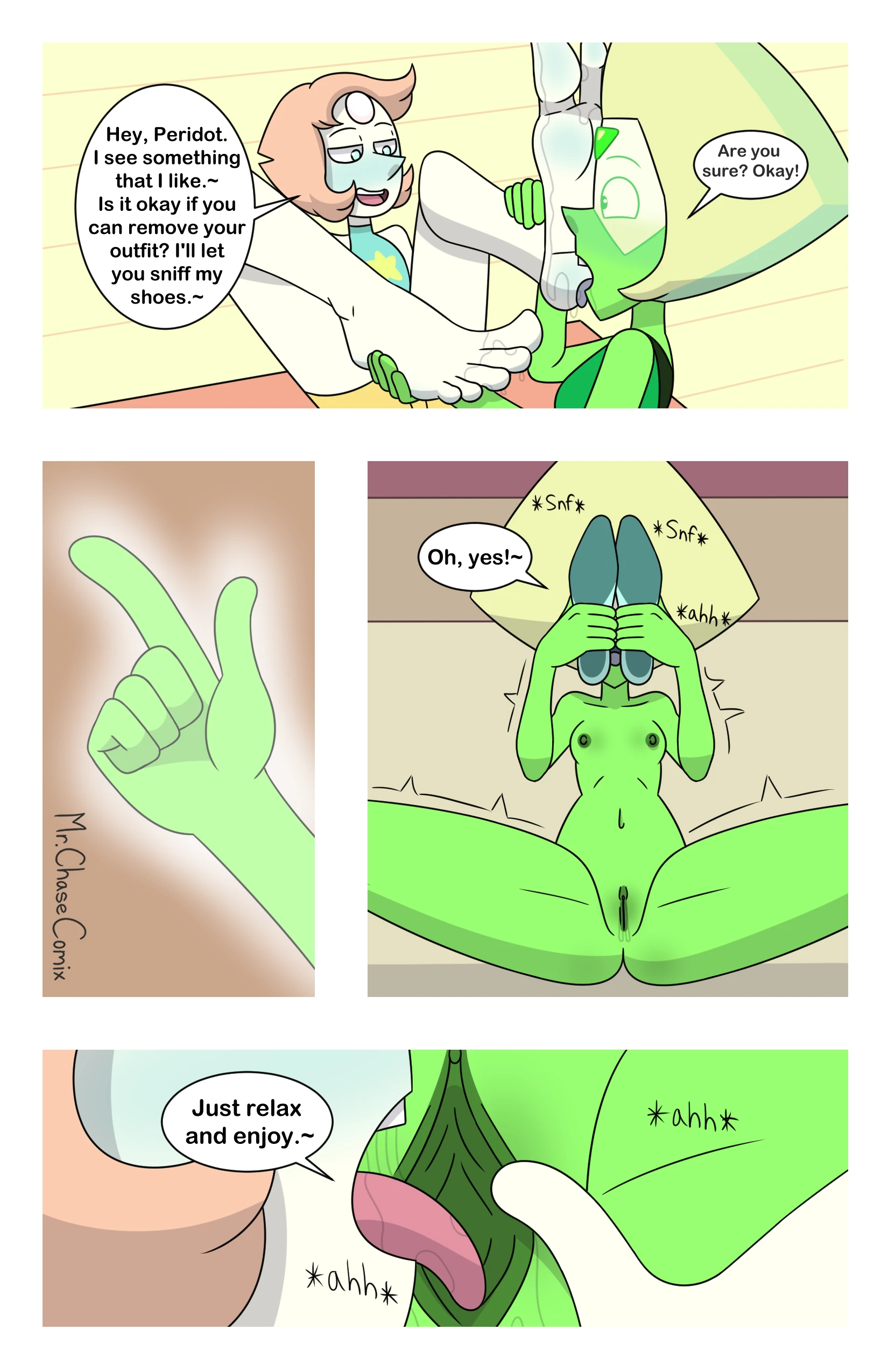 Peridot's Curiosity porn comic picture 12