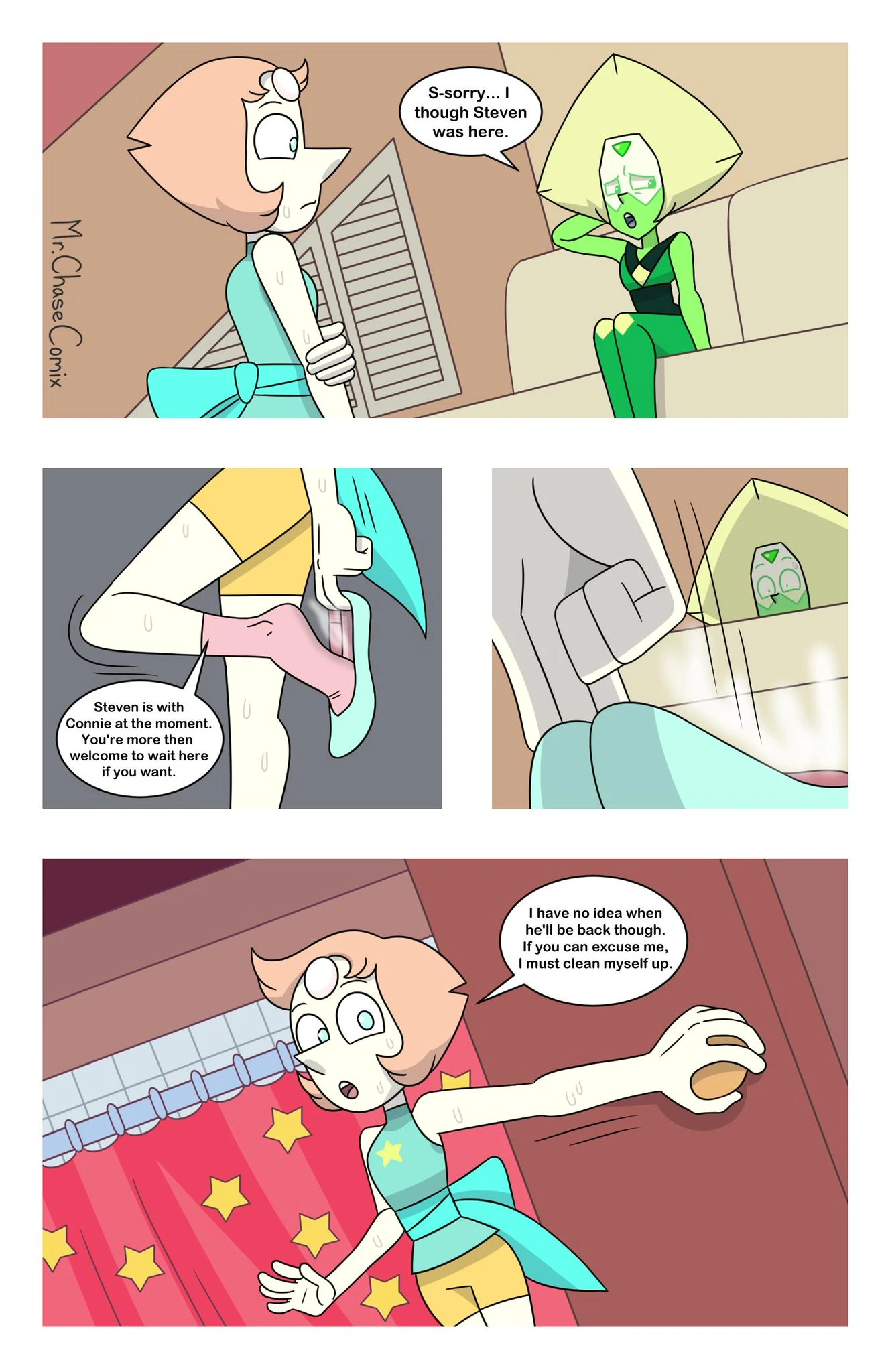 Peridot's Curiosity porn comic picture 5