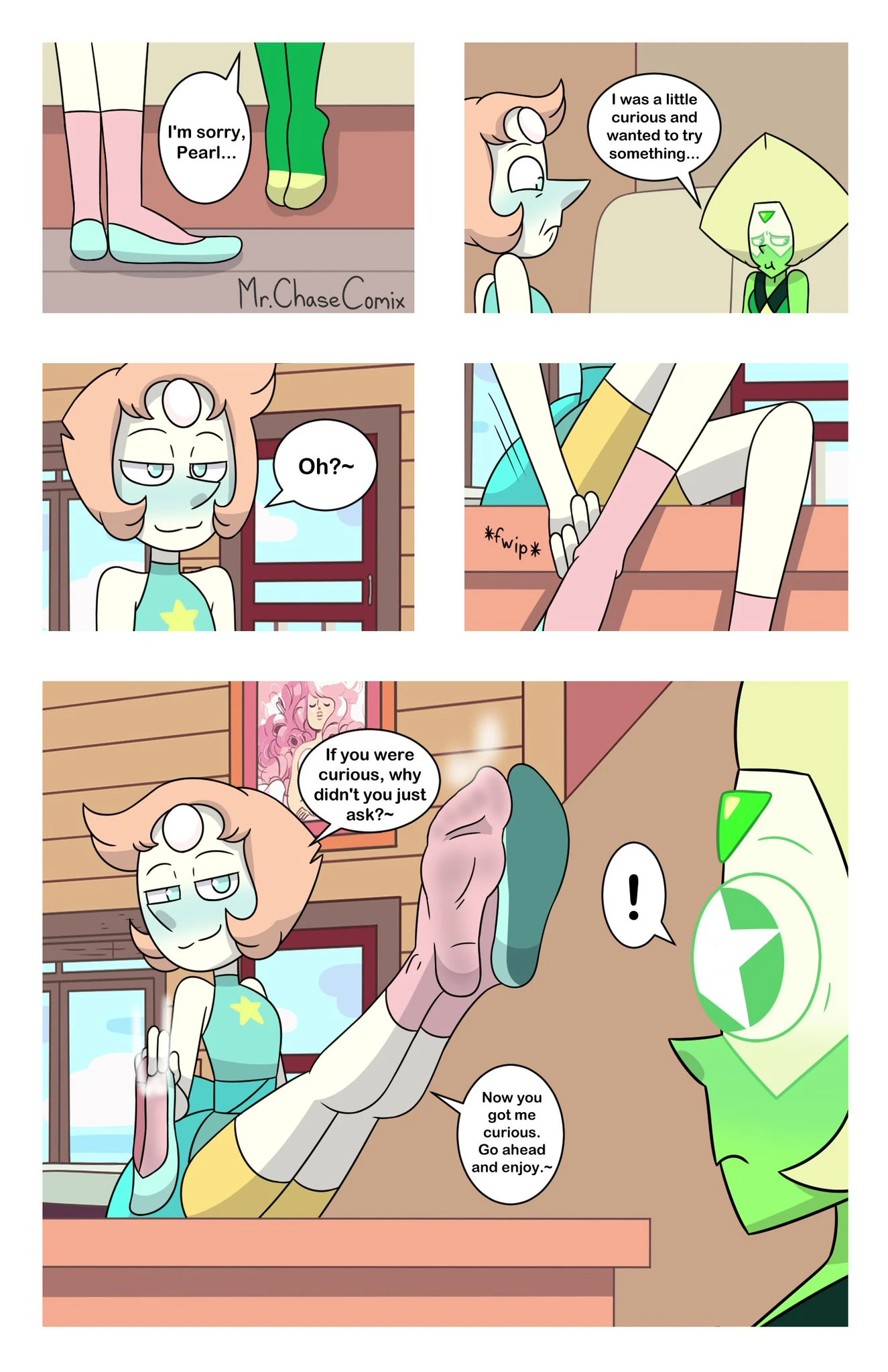 Peridot's Curiosity porn comic picture 9