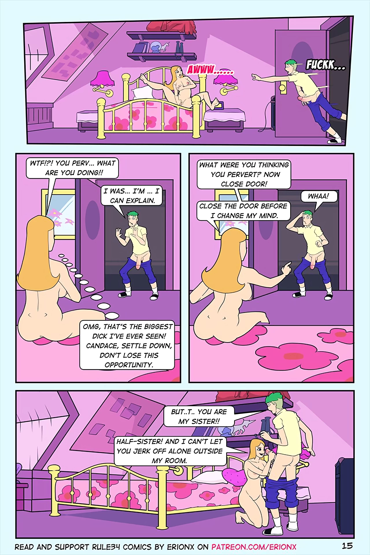 Pervy Fellas porn comic picture 16