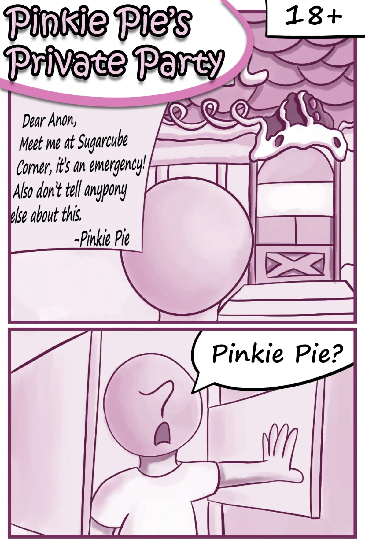 Pinkie Pie’s Private Party porn comic picture 1