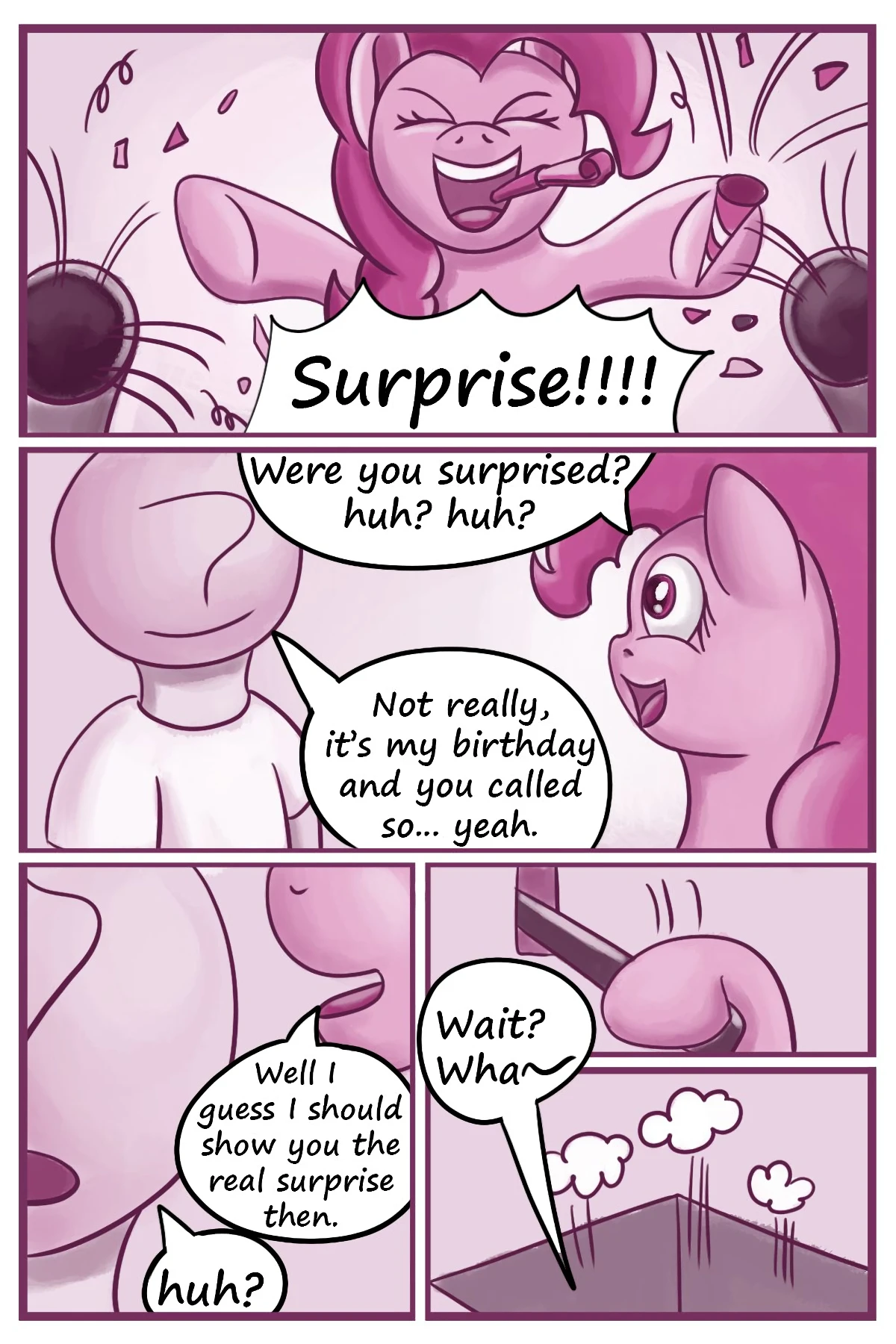 Pinkie Pie’s Private Party porn comic picture 2