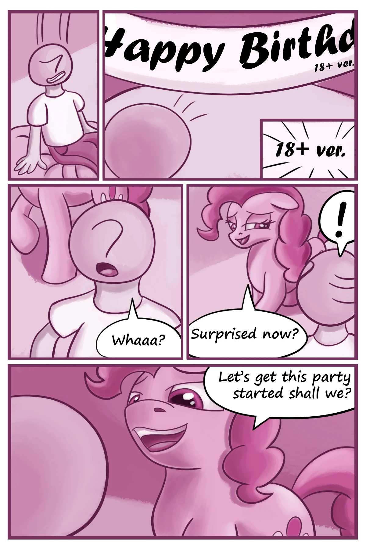 Pinkie Pie’s Private Party porn comic picture 3