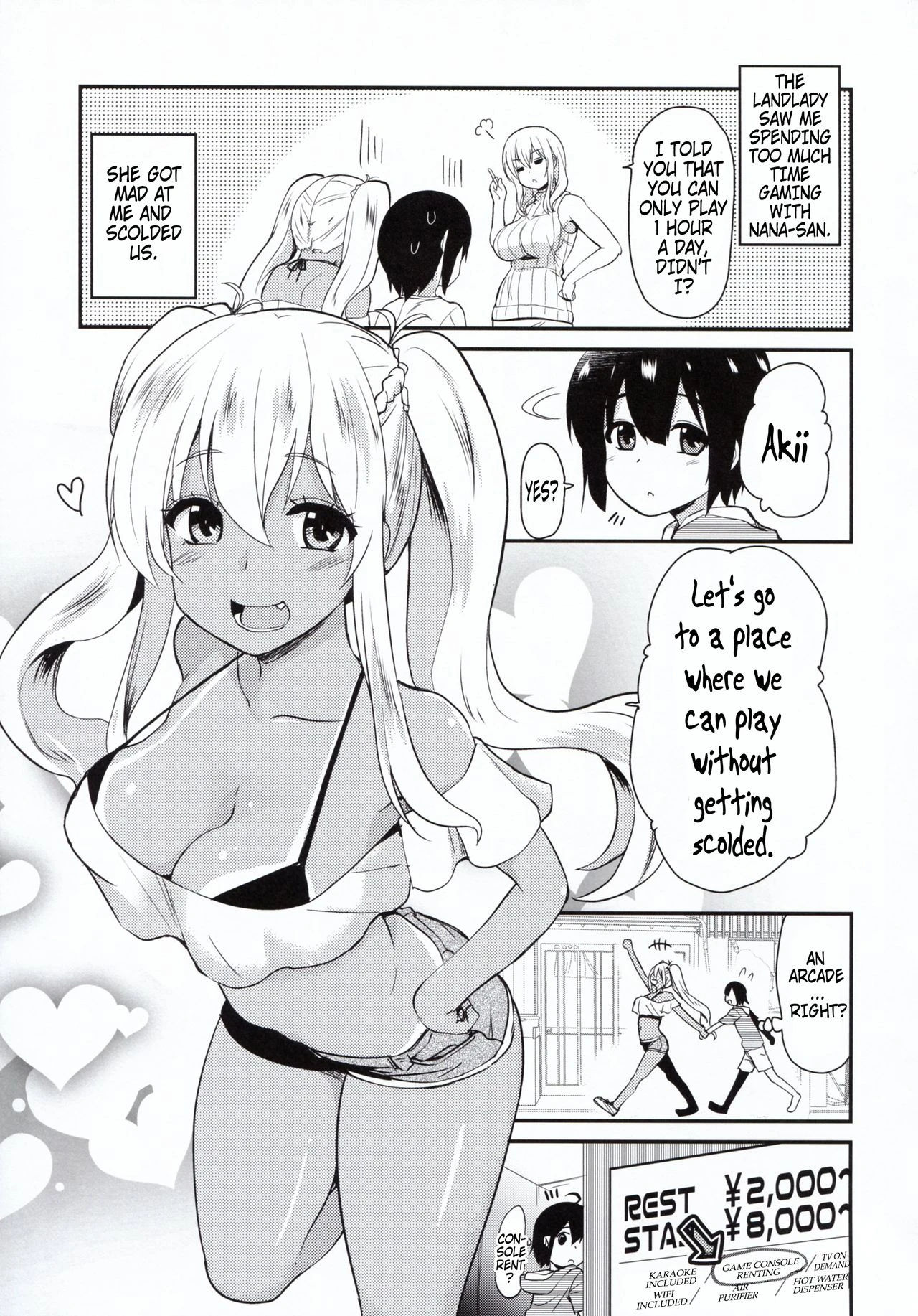 Playing the King's Game With a Tanned JK Onee-san porn comic picture 4