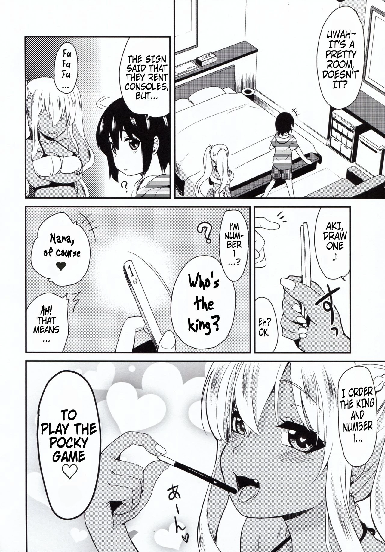 Playing the King's Game With a Tanned JK Onee-san porn comic picture 5