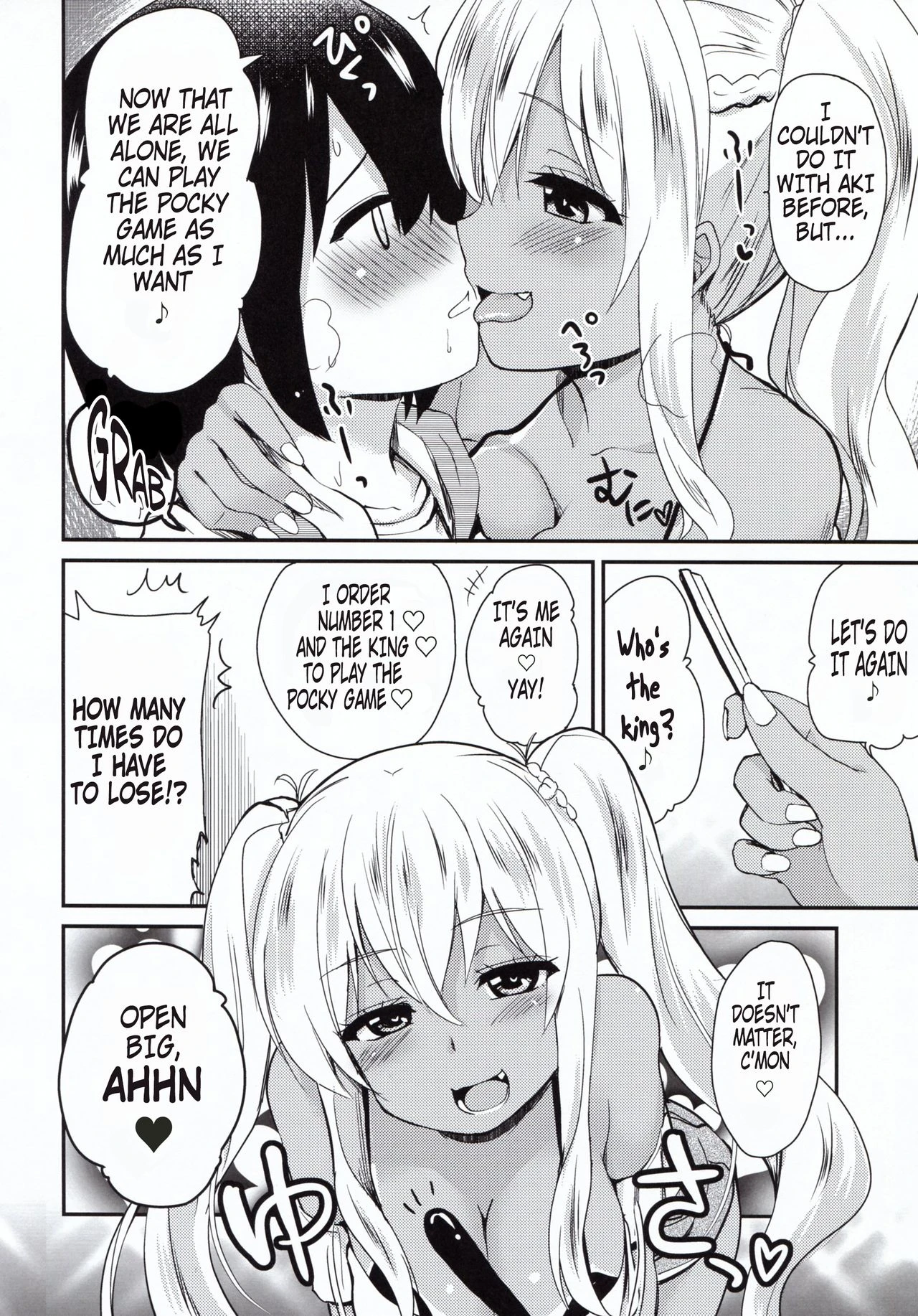 Playing the King's Game With a Tanned JK Onee-san porn comic picture 7
